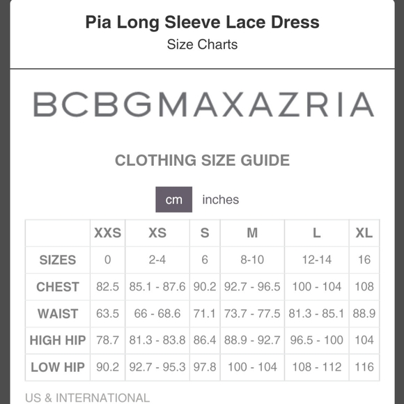 BCBGMaxAzria Pia Long Sleeve Lace Dress - Pink - Picture 16 of 16